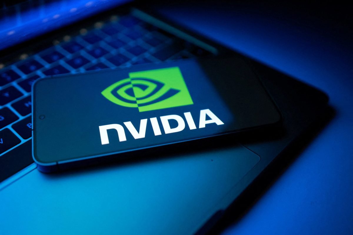 Ilustração do logotipo da Nvidia feita em 25 de agosto de 2025. REUTERS/Dado Ruvic