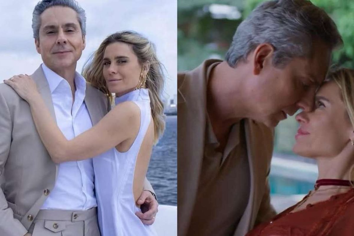 Alexandre Nero e Carolina Dieckmmann gravam cenas finais de Vale Tudo Foto: Reprodução/Instagra...