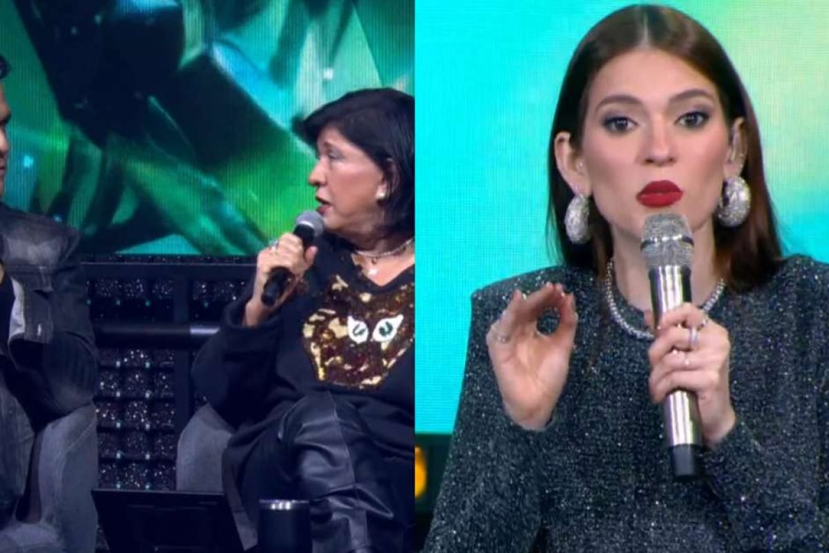 João Marcello Bôscoli, Roberta Miranda e Ana Clara no Estrela da Casa (Reprodução/TV Globo) F...