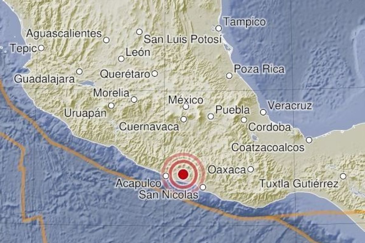 Terremoto atinge região sul do México  • GFZ