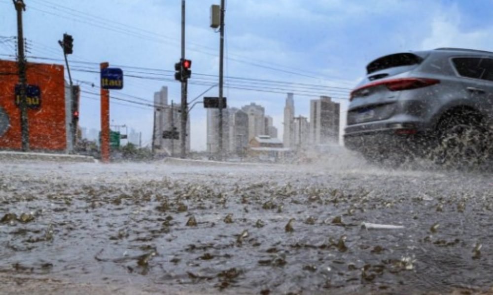 1 de 1 Mais de 160 cidades de Goiás entram em alerta — Foto: Wesley Costa/O Popular