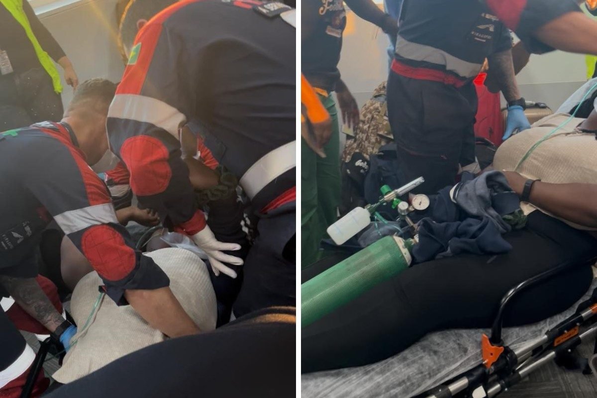 Haitiana retida em Viracopos passa mal e é socorrida pelo Samu, afirma advogada