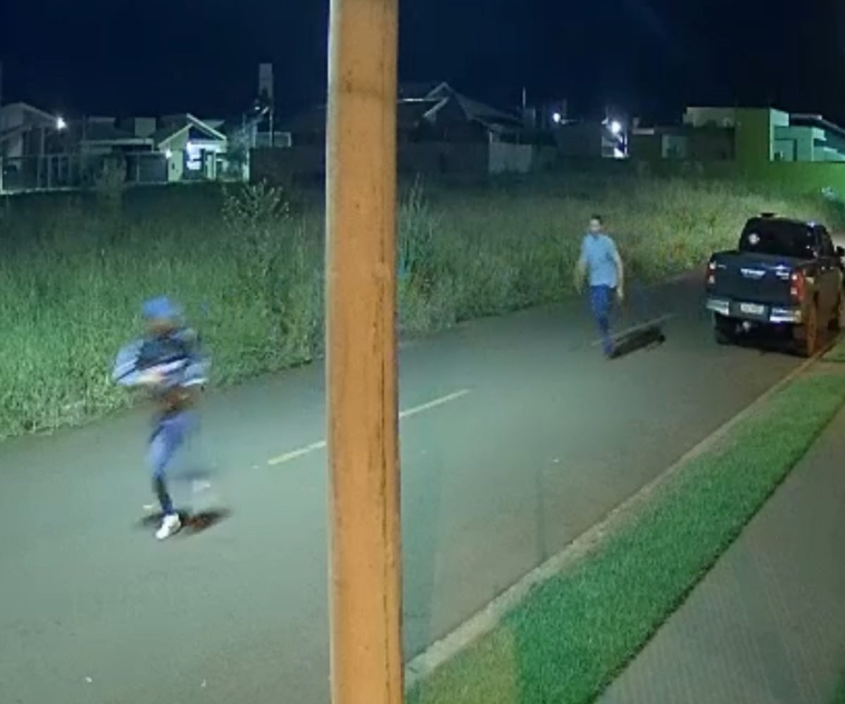 Em MS, homem flagra furto de caminhonete e criminosos tentam atropelá-lo