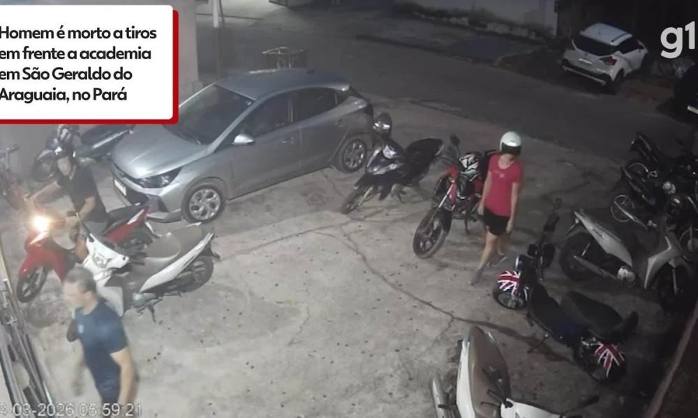 Homem é morto a tiros em frente a academia em São Geraldo do Araguaia