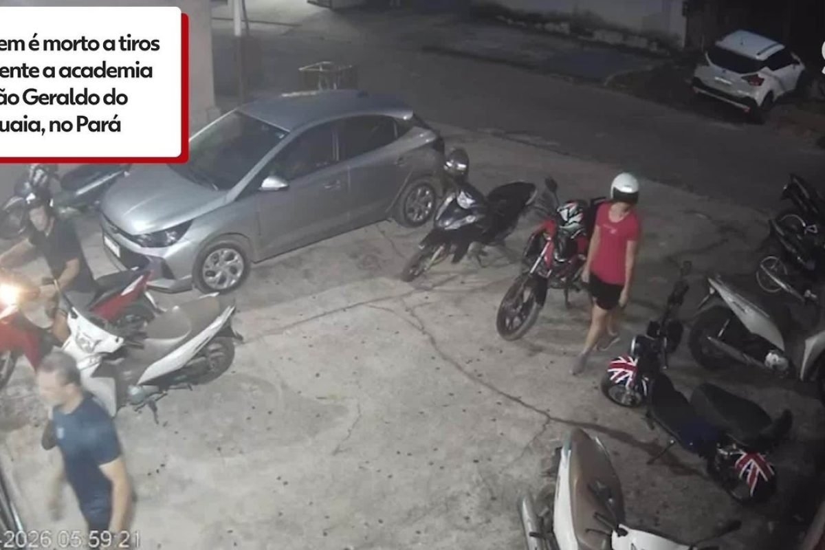 Homem é morto a tiros em frente a academia em São Geraldo do Araguaia