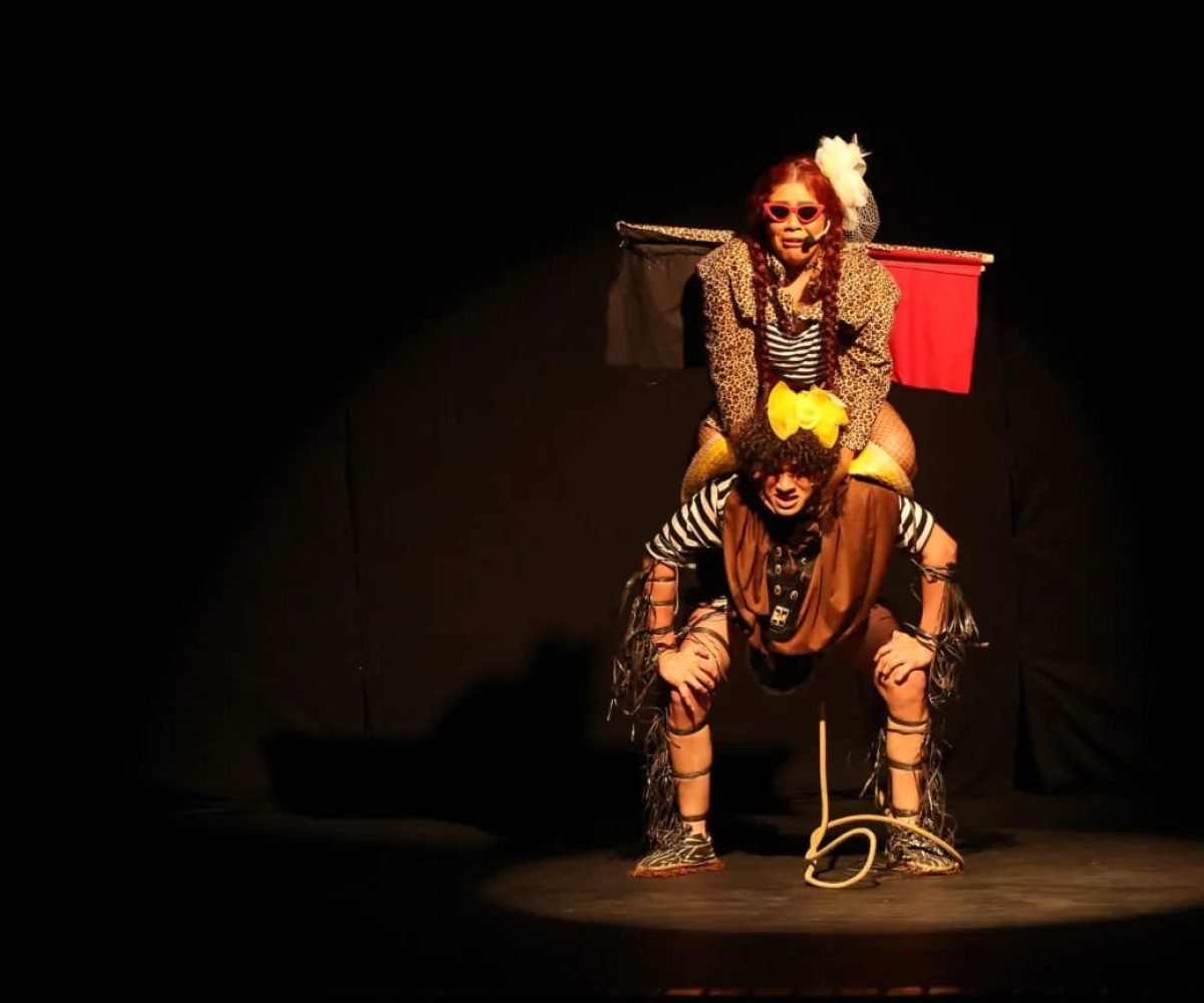 Foto: Divulgação O espetáculo "A Cigarra e a Formiga da Flona", do Grupo Teatral Kauré abre na noite desta segunda-feira (16)