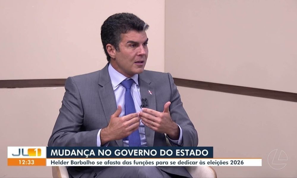 Governador do PA, Helder Barbalho se afasta do cargo para se dedicar às eleições