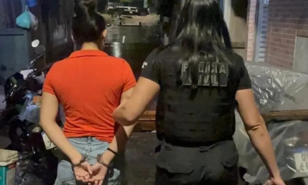 extorsão, tráfico e lavagem de dinheiro PCPA A Polícia Civil prendeu quatro pess