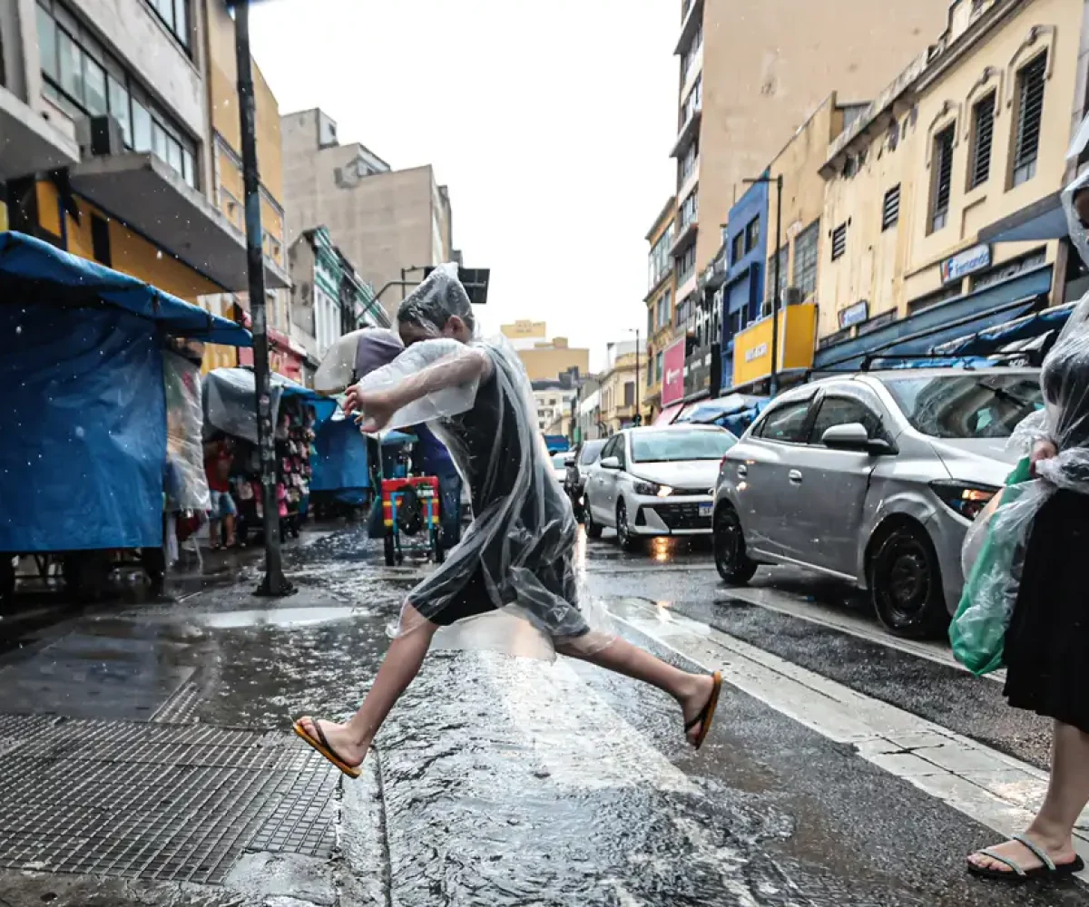 fim, as capitais do Sul também devem registrar muitas nuvens com possibilidade d