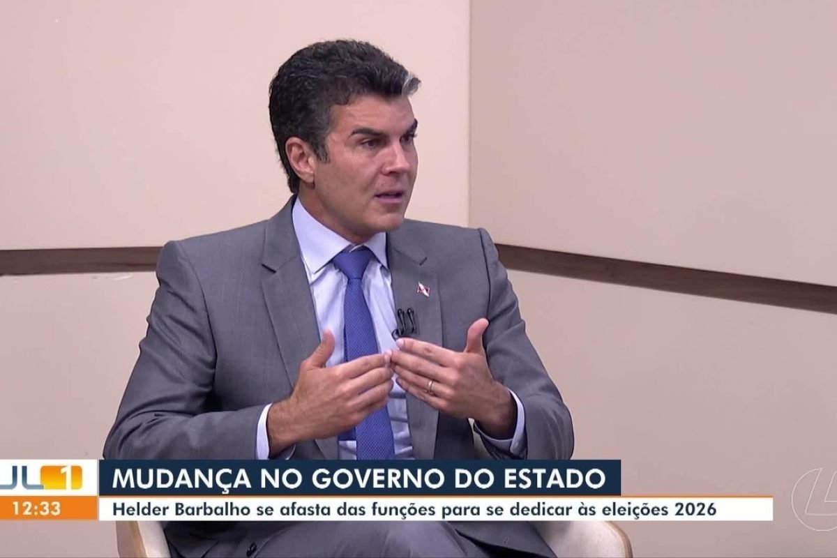 Governador do PA, Helder Barbalho se afasta do cargo para se dedicar às eleições