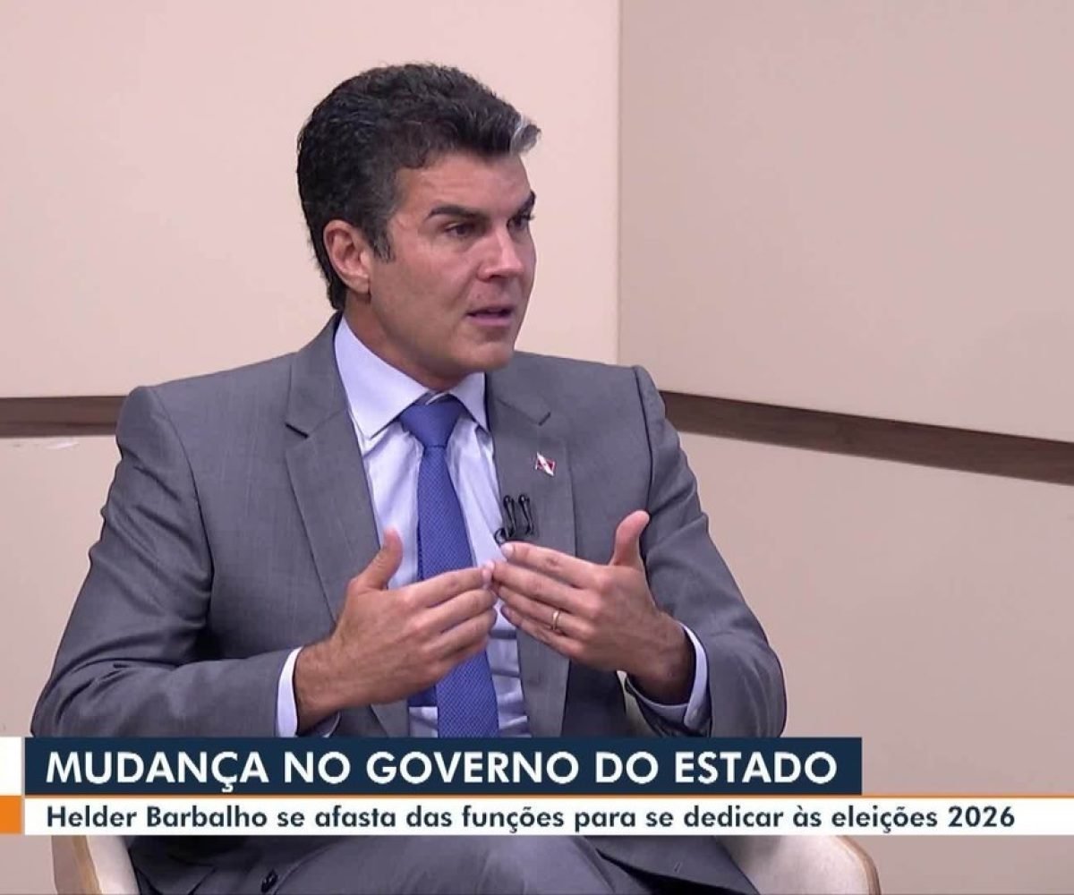 Governador do PA, Helder Barbalho se afasta do cargo para se dedicar às eleições