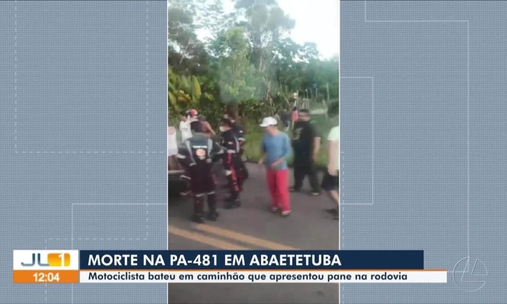 Colisão entre moto e caminhão deixa uma pessoa morta na PA-481