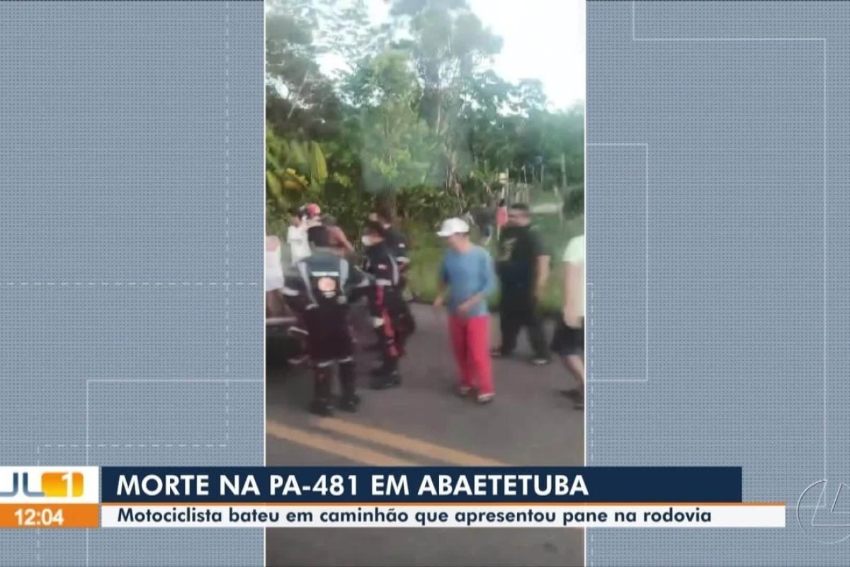 Colisão entre moto e caminhão deixa uma pessoa morta na PA-481