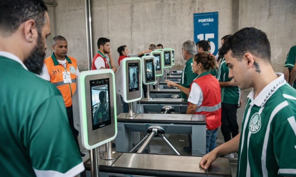 meio da biometria facial. Sem necessidade de apresentar um tíquete na entrada, o