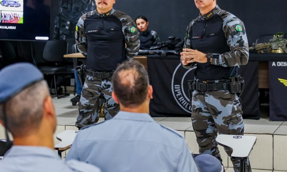 Secretaria da Segurança Pública de Goiás recebe comitiva de oficiais alunos da PM de São Paulo. Destaque para o programa “IA contra o Crime”