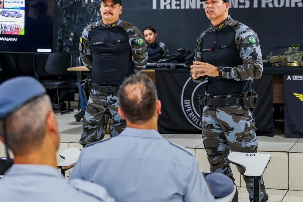 Secretaria da Segurança Pública de Goiás recebe comitiva de oficiais alunos da PM de São Paulo. Destaque para o programa “IA contra o Crime”