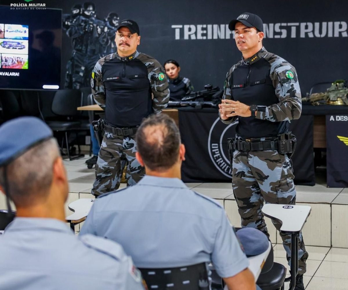 Secretaria da Segurança Pública de Goiás recebe comitiva de oficiais alunos da PM de São Paulo. Destaque para o programa “IA contra o Crime”