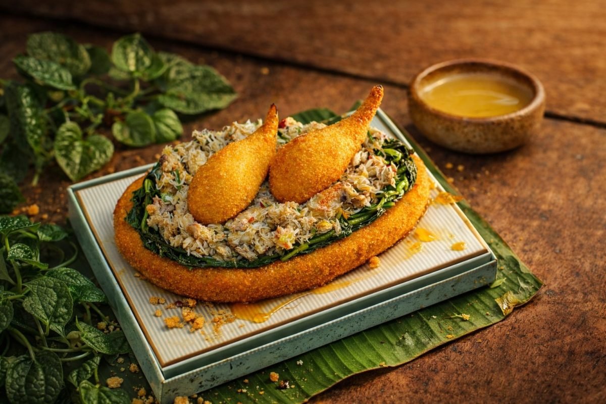 ciona a experiência sensorial característica da culinária local. “Nada foi pensa