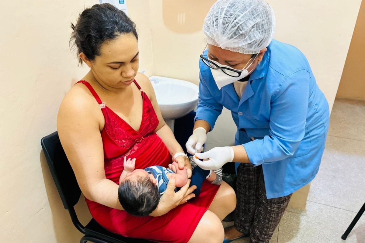 horas de vida do bebê Ascom Semsa/Divulgação