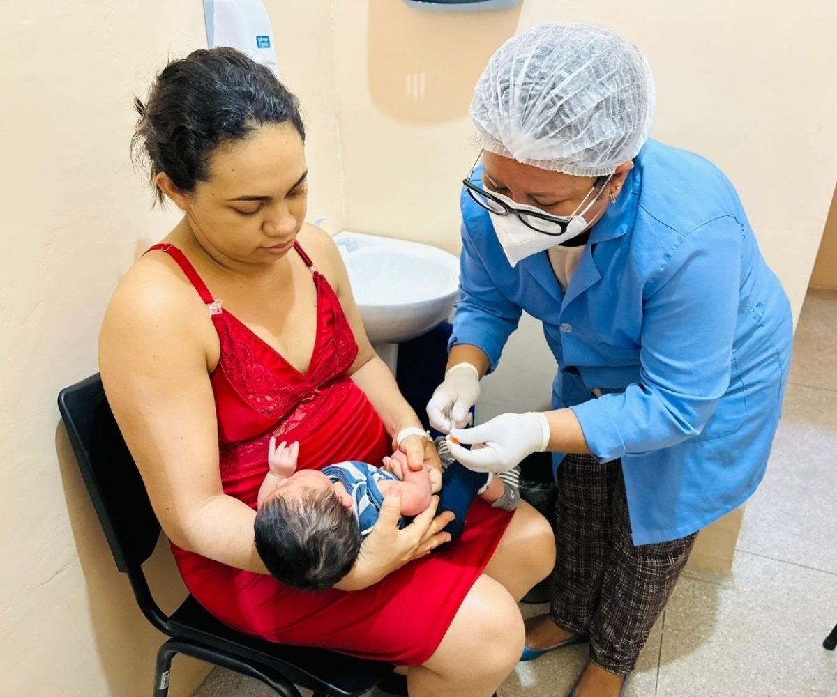 horas de vida do bebê Ascom Semsa/Divulgação