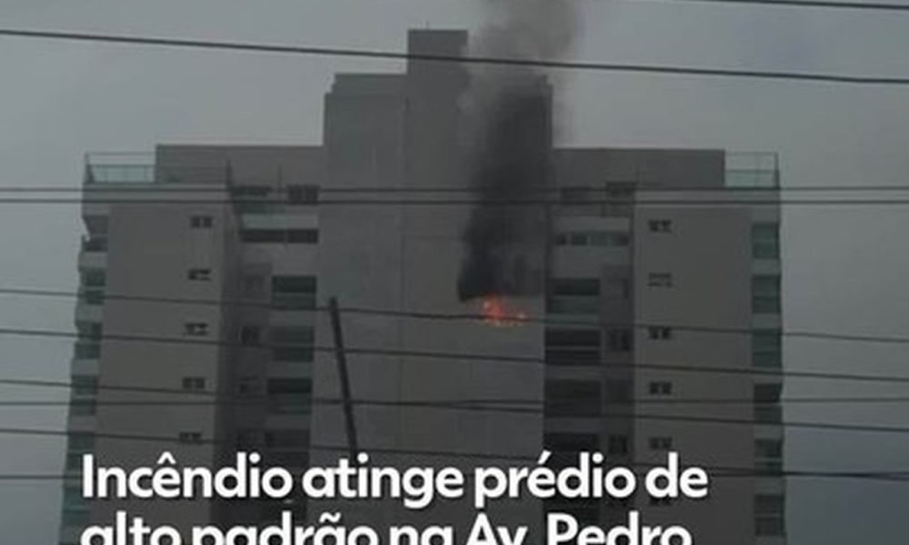 Incêndio atinge prédio de alto padrão na Av. Pedro Álvares Cabral, em Belém