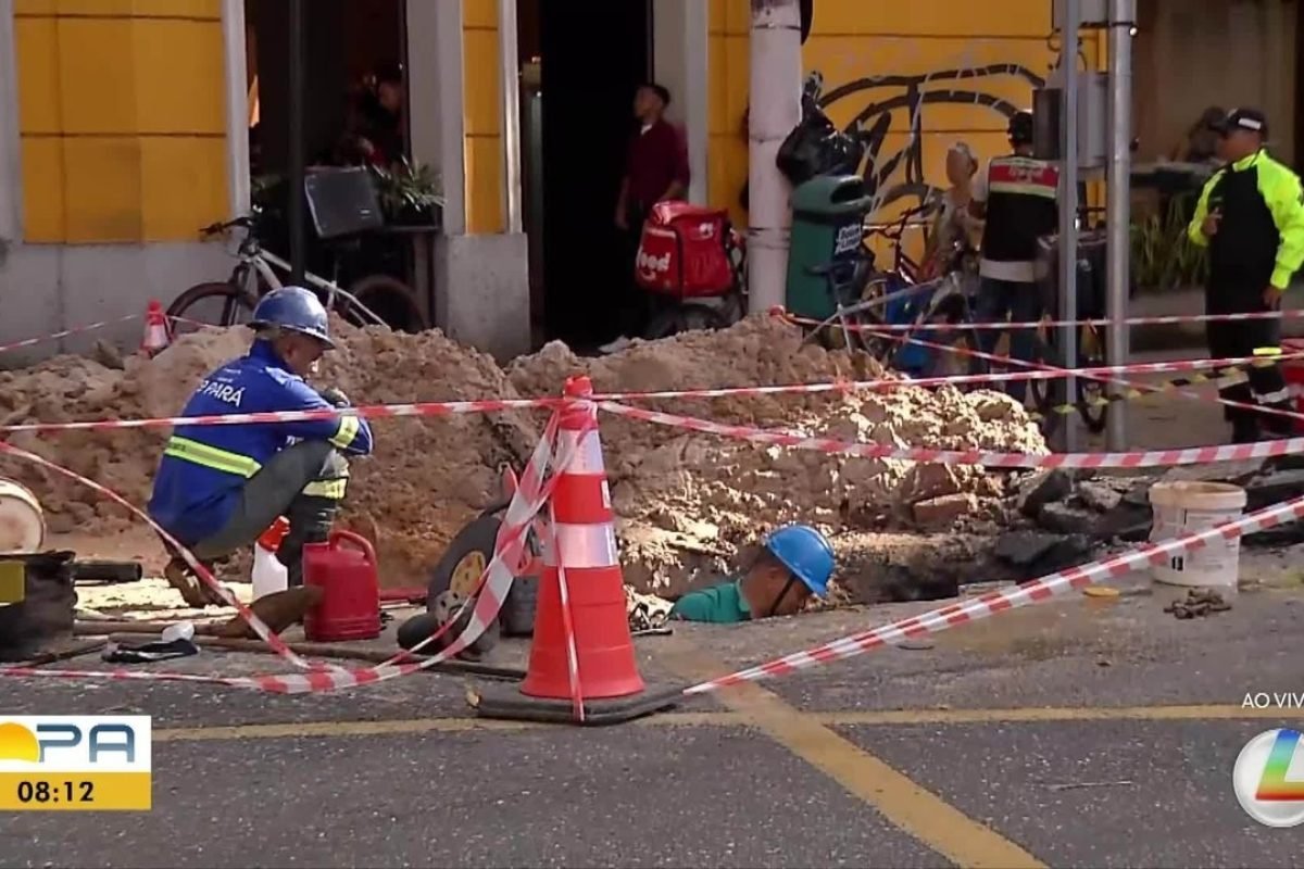 Obras prejudicam trânsito na av. José Malcher, em Belém