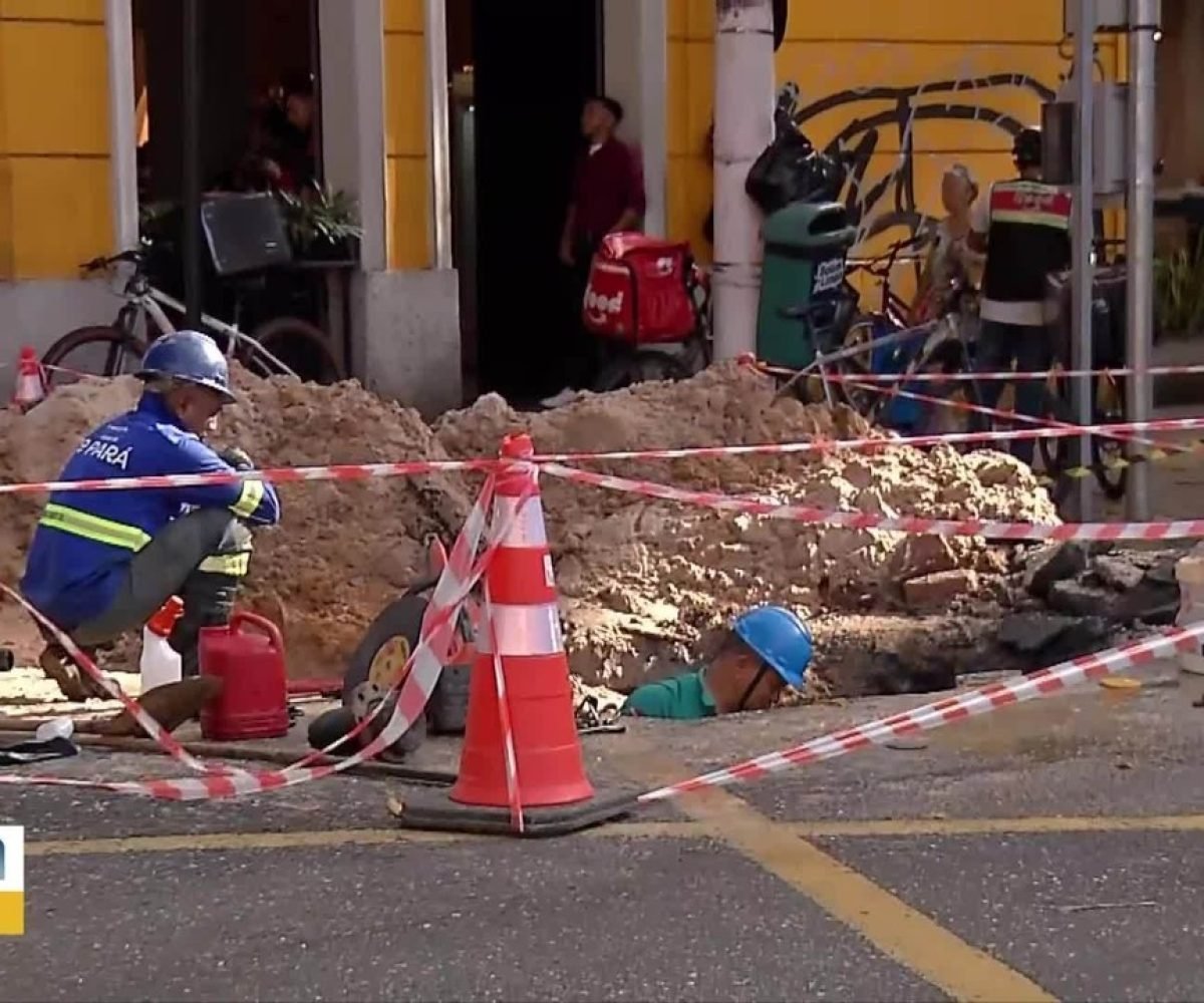 Obras prejudicam trânsito na av. José Malcher, em Belém
