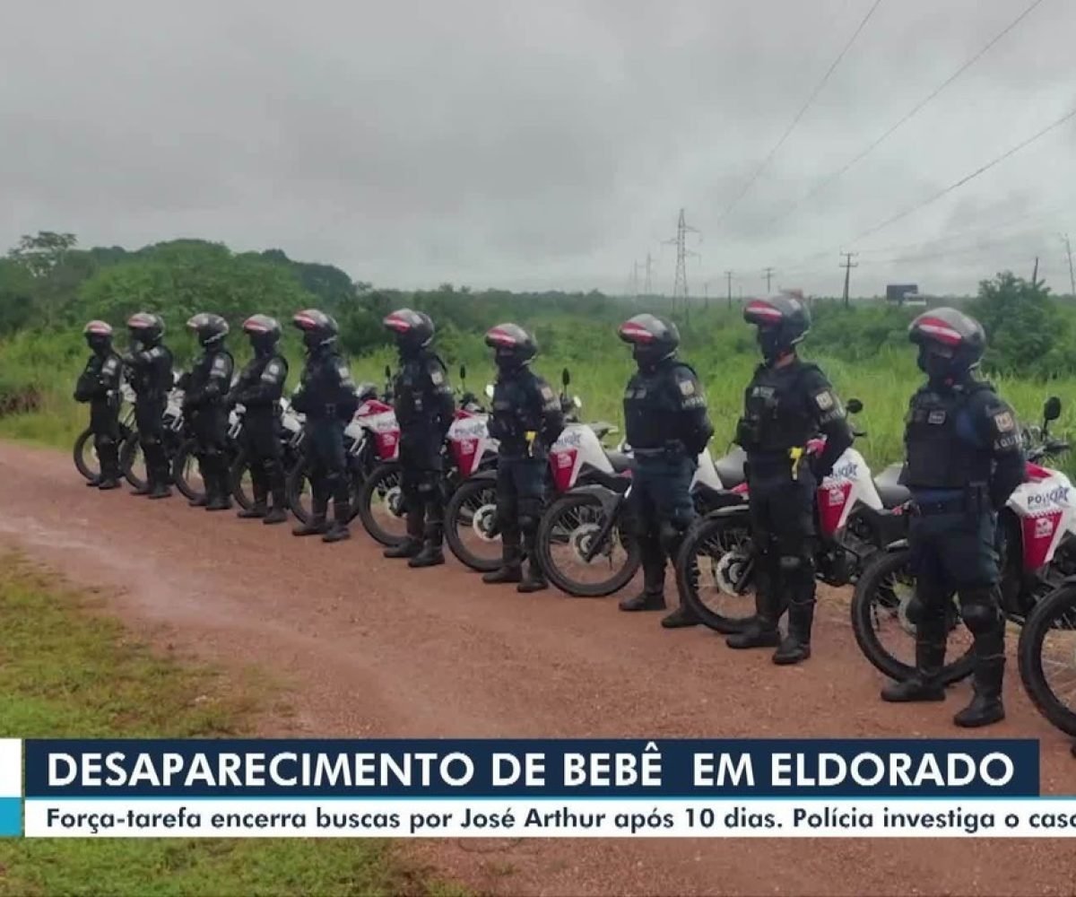 Buscas pelo bebê desaparecido são encerradas em Eldorado do Carajás, no Pará