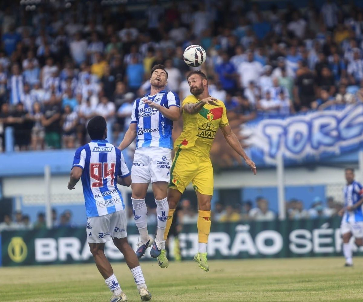 tunidades no primeiro tempo, mas não foi efetivo, porém, quando o Paysandu conse