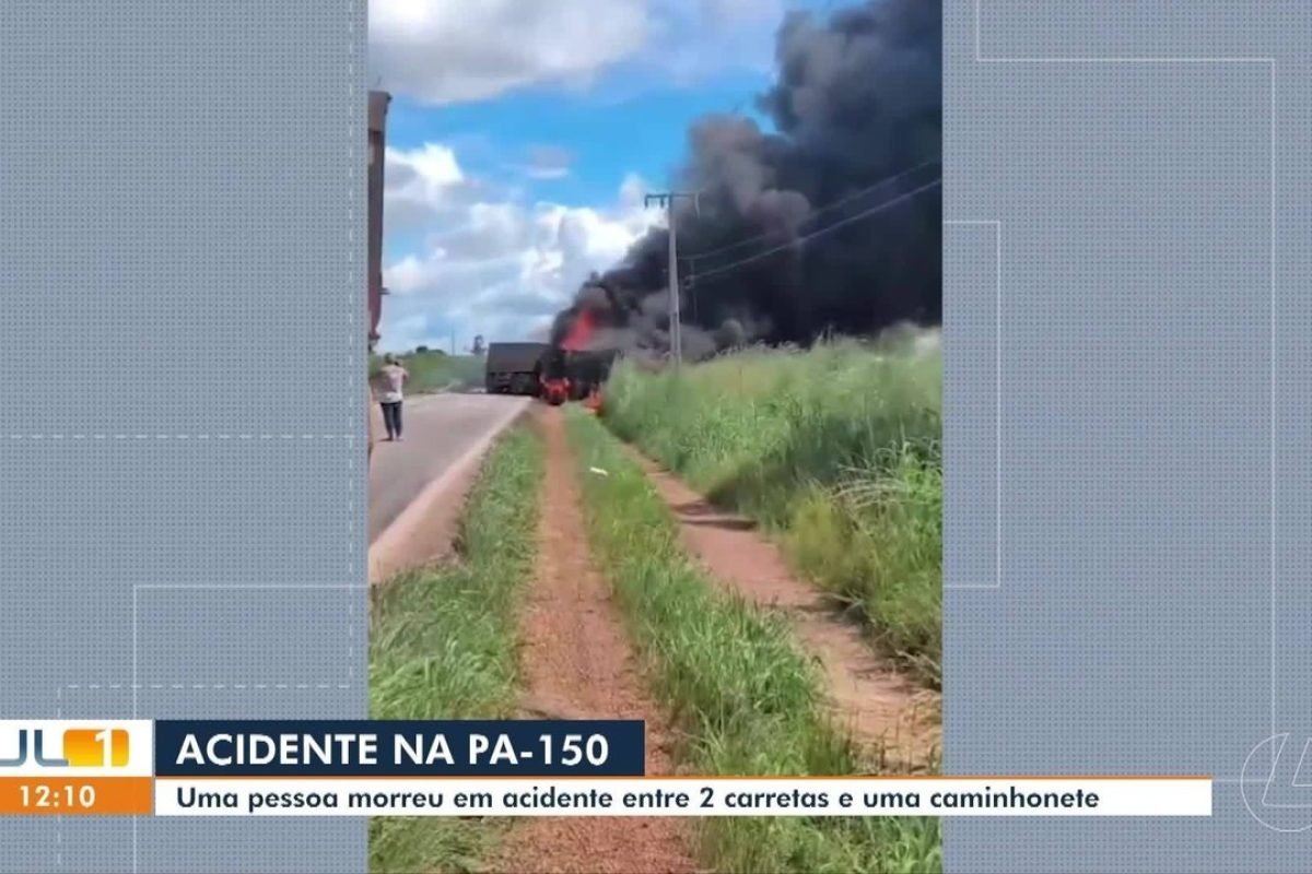 Uma pessoa morre em grave acidente de trânsito na PA-150, em Goianésia do Pará