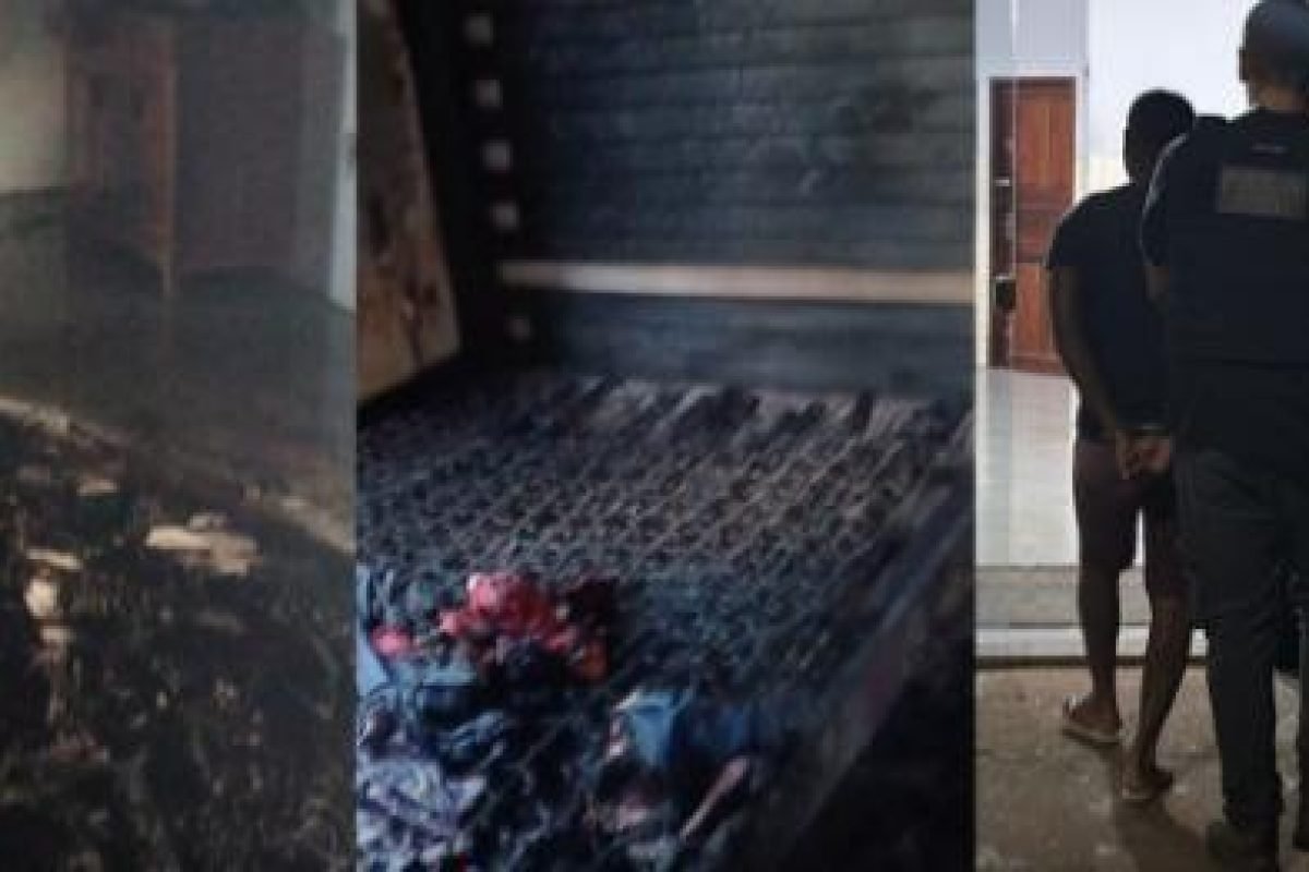 Homem é preso após incêndio em residência e agressões à companheira em Paragominas