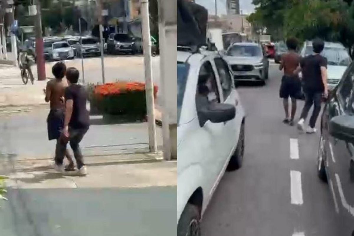 meio de nota, e declarou que acompanha o caso do homem em situação de rua agredi