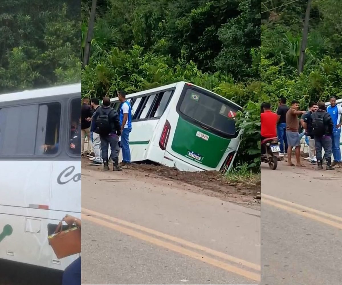 volta das 15h. O veículo fazia uma rota intermunicipal, com destino a Moju, e es