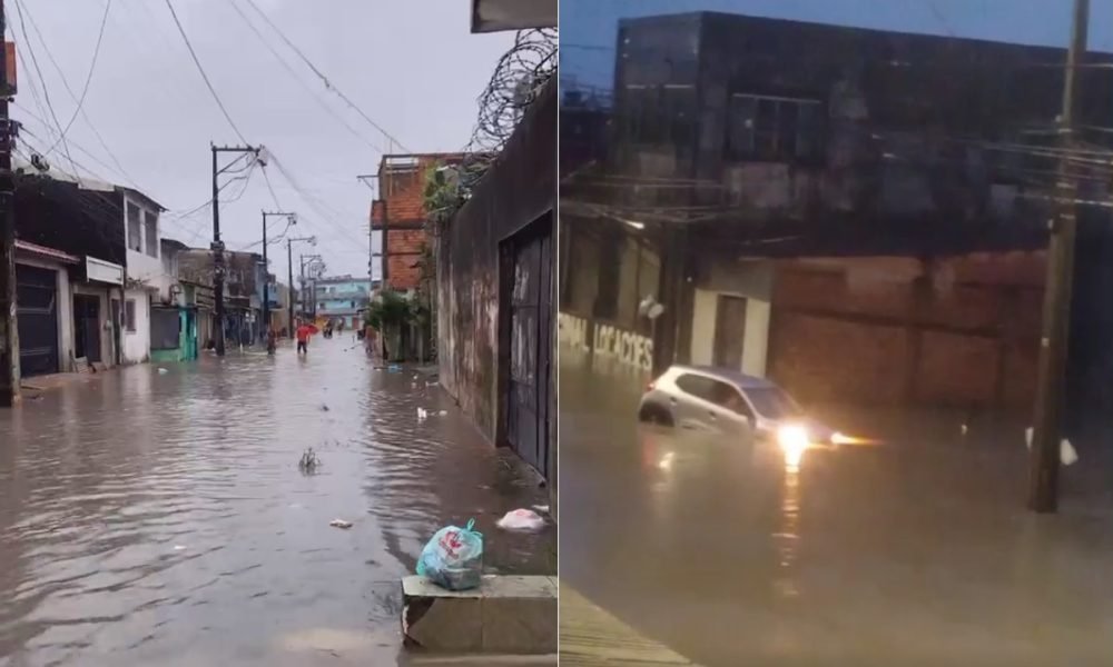 causa da chuva do fim de semana Cerca de 42 mil pessoas foram afetadas pelo temp