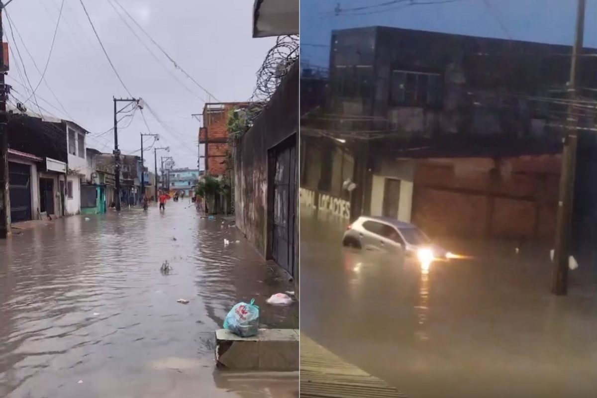 causa da chuva do fim de semana Cerca de 42 mil pessoas foram afetadas pelo temp