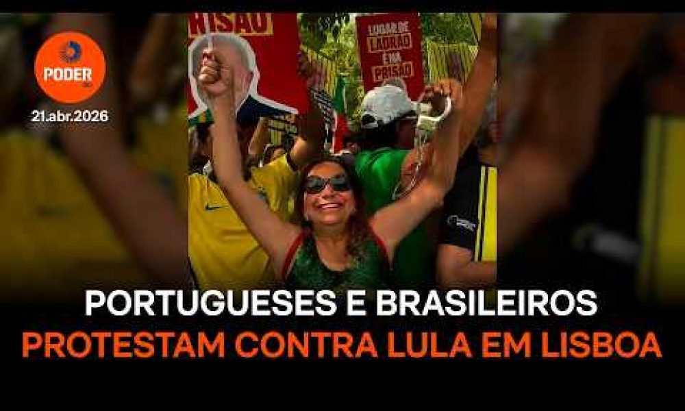 tugal nesta 3ª feira (21.abr.2026), grupos de portugueses e brasileiros se reuni