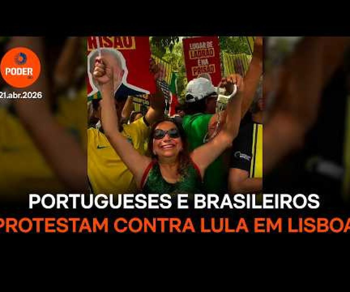 tugal nesta 3ª feira (21.abr.2026), grupos de portugueses e brasileiros se reuni