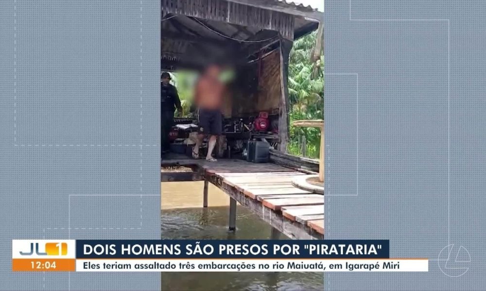 Suspeitos de serem piratas são presos por assaltos e embarcações