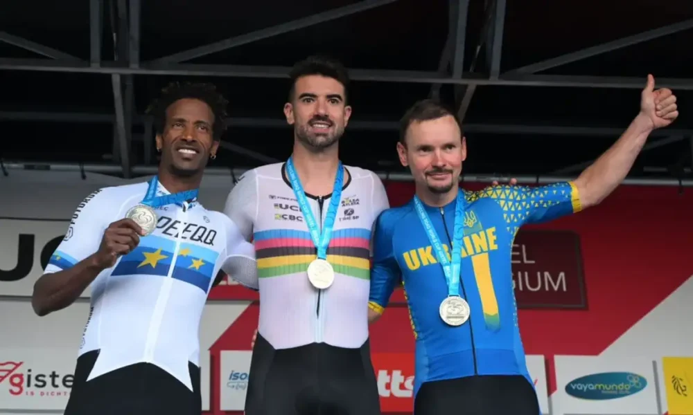 Ciclismo paralímpico brasileiro celebra ouro de Lauro Chaman na Copa do Mundo