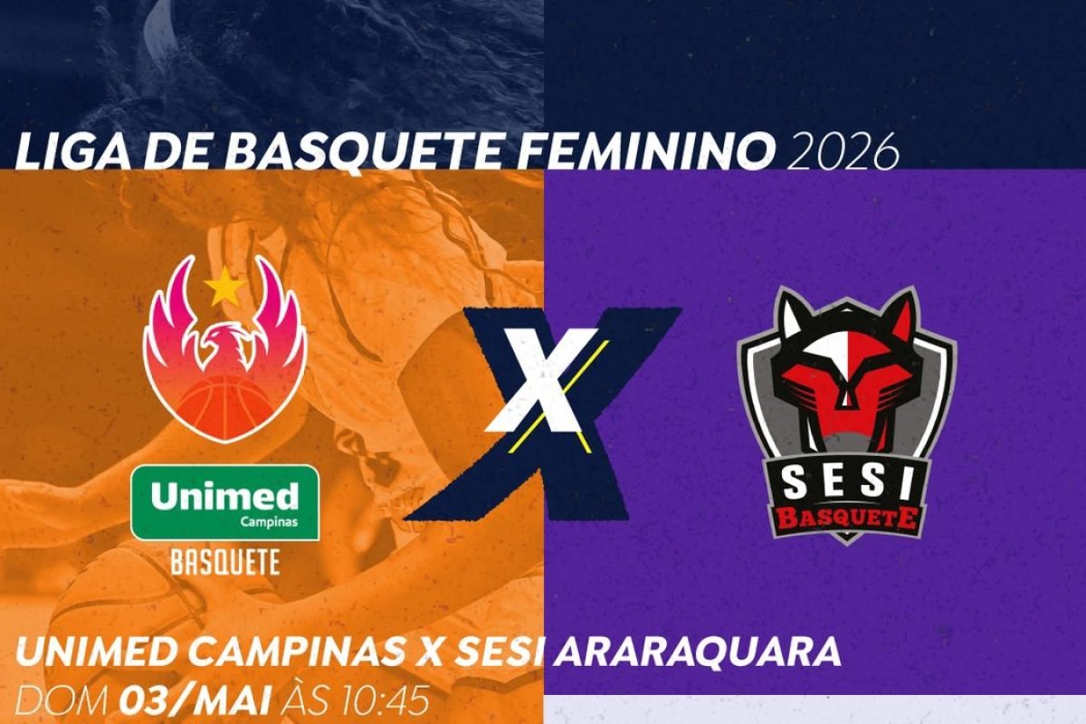 Liga de Basquete Feminino 2026 tem duelo decisivo entre Unimed Campinas e Sesi Araraquara