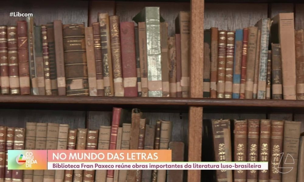 Biblioteca Fran Paxeco reúne obras importantes da literatura luso-brasileira