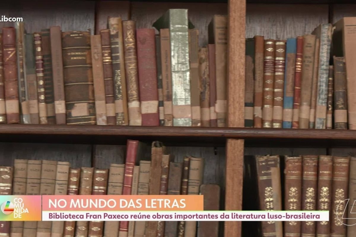 Biblioteca Fran Paxeco reúne obras importantes da literatura luso-brasileira