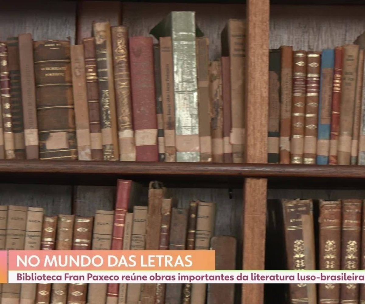 Biblioteca Fran Paxeco reúne obras importantes da literatura luso-brasileira