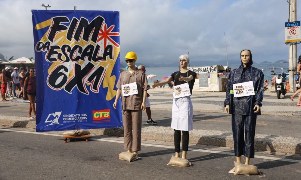 que tempo não é um benefício. É um direito.”, a campanha pelo fim da escala 6x1