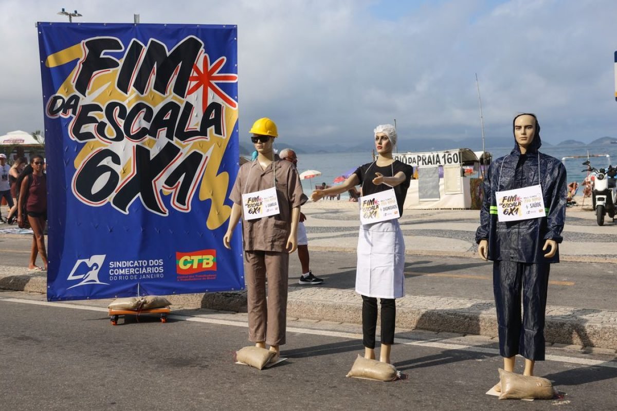 que tempo não é um benefício. É um direito.”, a campanha pelo fim da escala 6x1