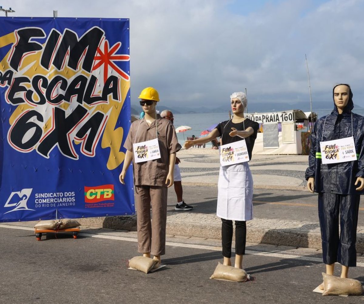 que tempo não é um benefício. É um direito.”, a campanha pelo fim da escala 6x1