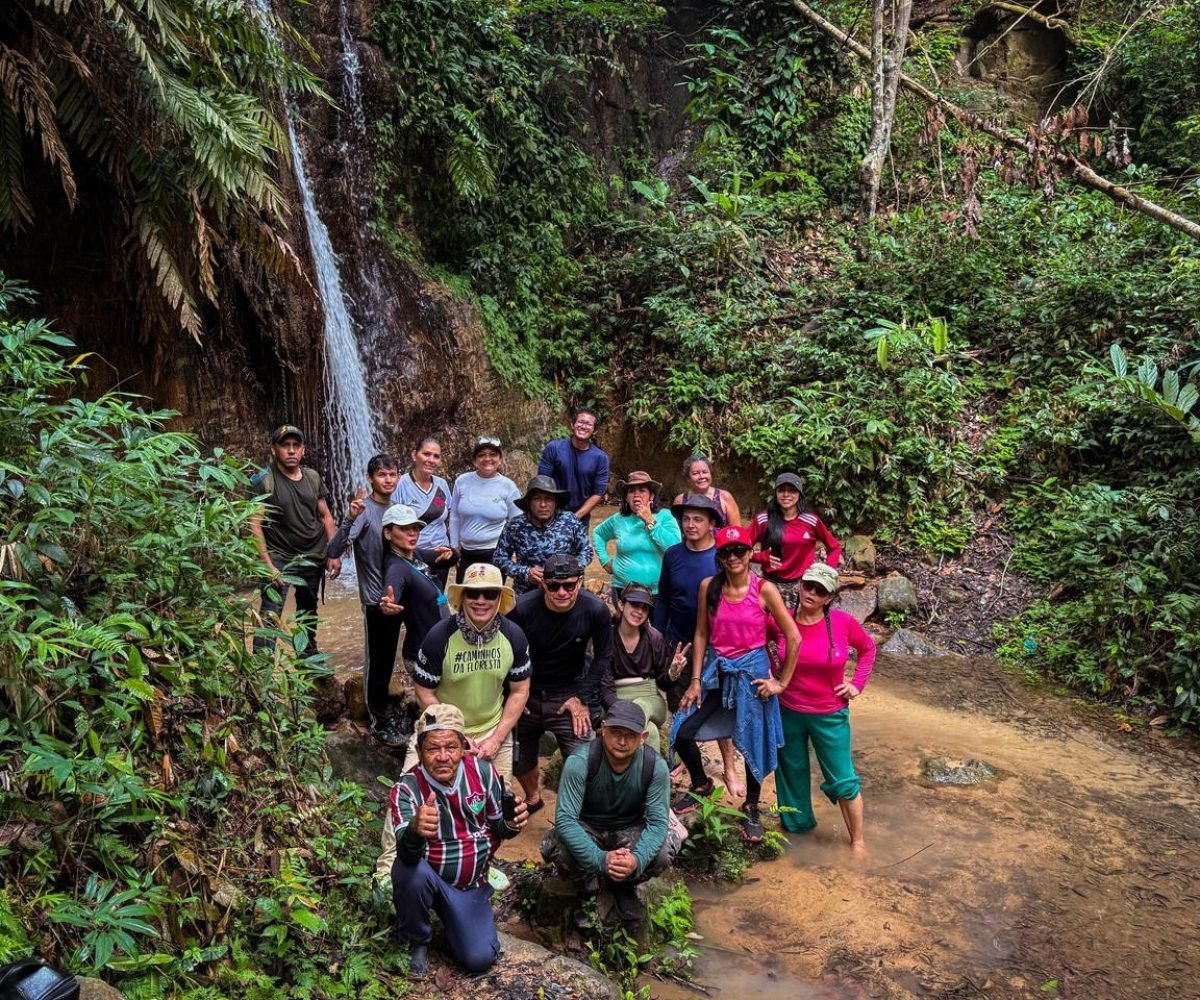 natureza e potencial turístico ainda pouco explorado, alunos do curso de Conduto