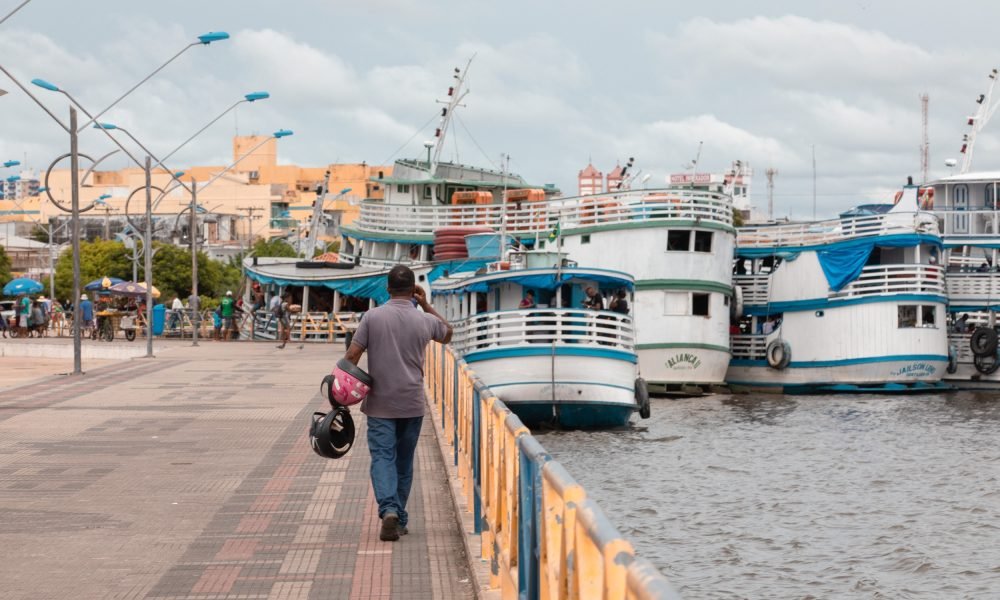 Orla de Santarém e Rio Tapajós Marcelo Brandt/g1
