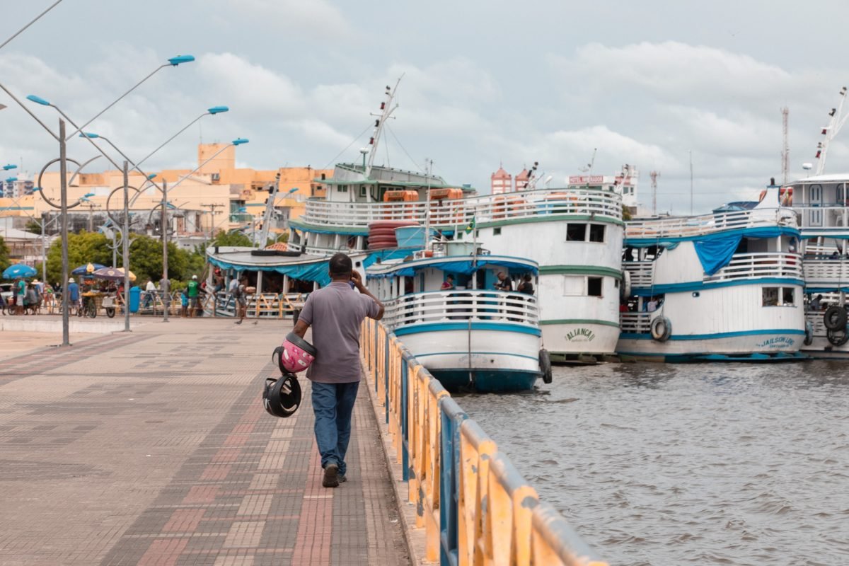 Orla de Santarém e Rio Tapajós Marcelo Brandt/g1