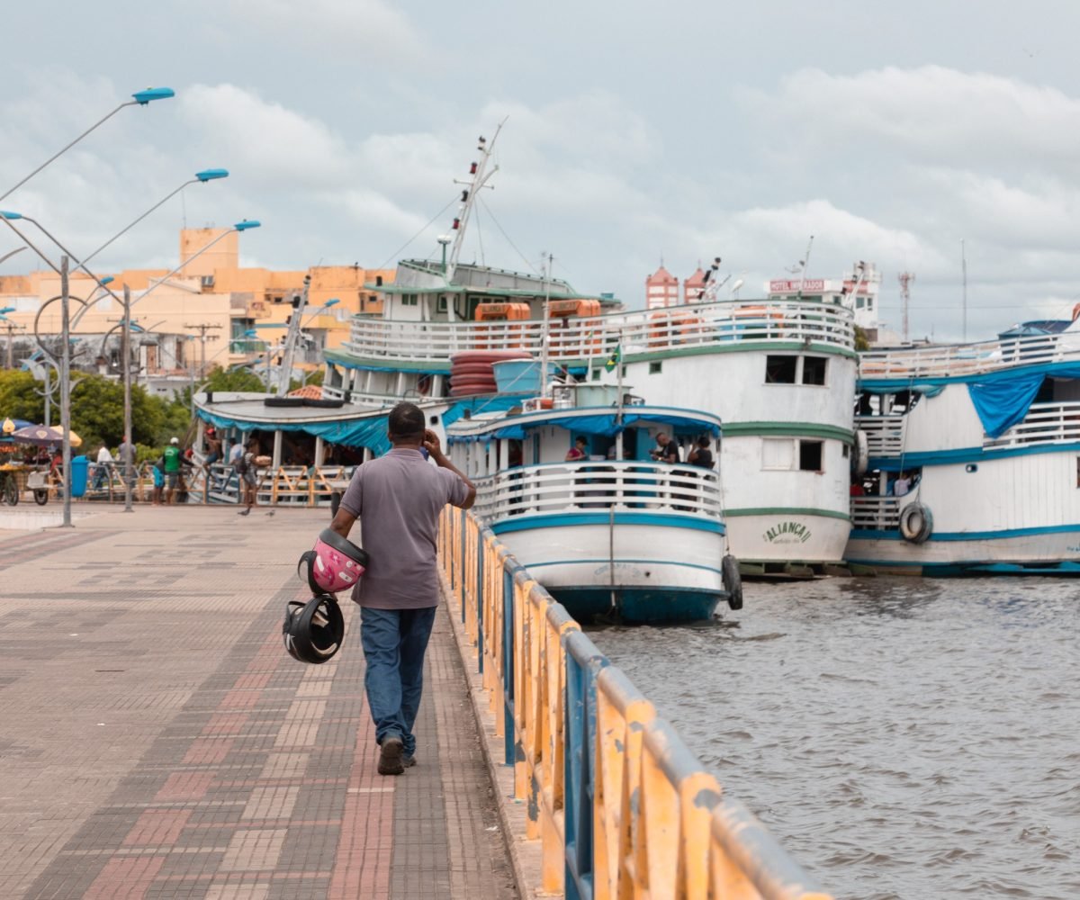 Orla de Santarém e Rio Tapajós Marcelo Brandt/g1